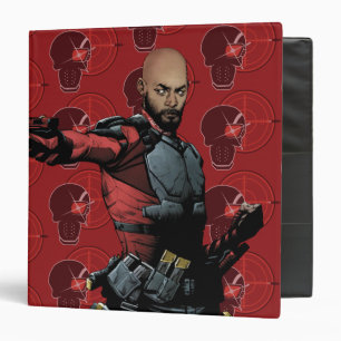 Suicide Squad   Deadshot Comic Book Art 3 Ring Binder