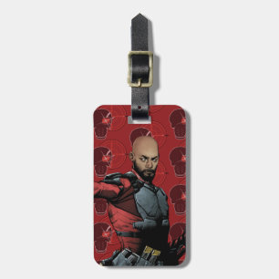 Suicide Squad Deadshot Comic Book Art Luggage Tag