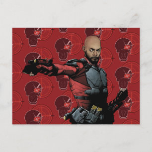Suicide Squad   Deadshot Comic Book Art Postcard