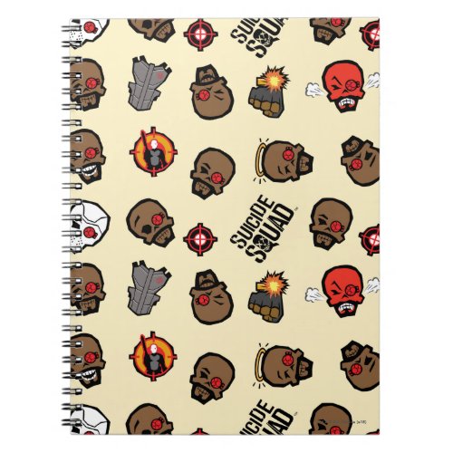 Suicide Squad  Deadshot Emoji Pattern Notebook