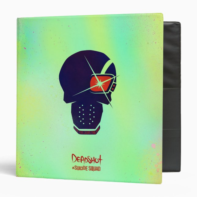 Suicide Squad | Deadshot Head Icon 3 Ring Binder (Front/Inside)