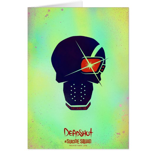 Suicide Squad | Deadshot Head Icon Cards (Front)