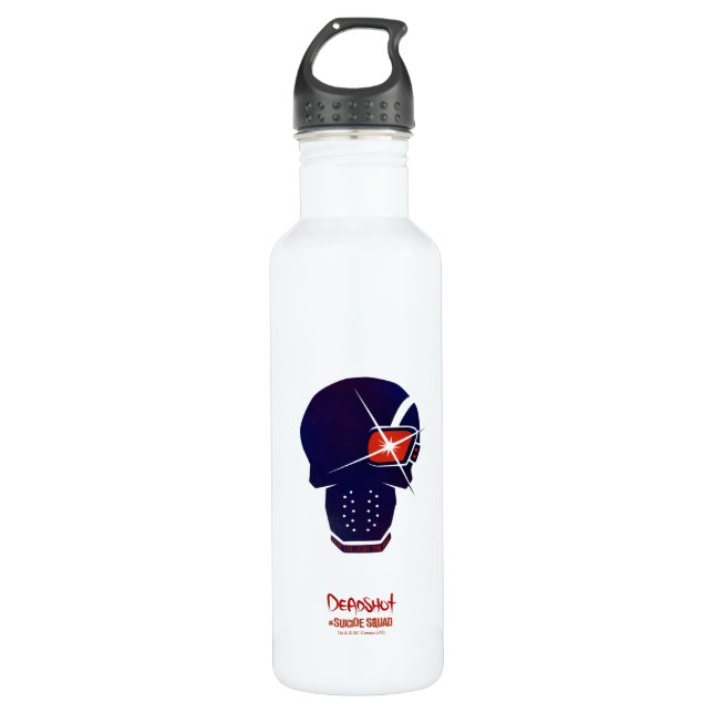 Suicide Squad | Deadshot Head Icon Stainless Steel Water Bottle (Front)