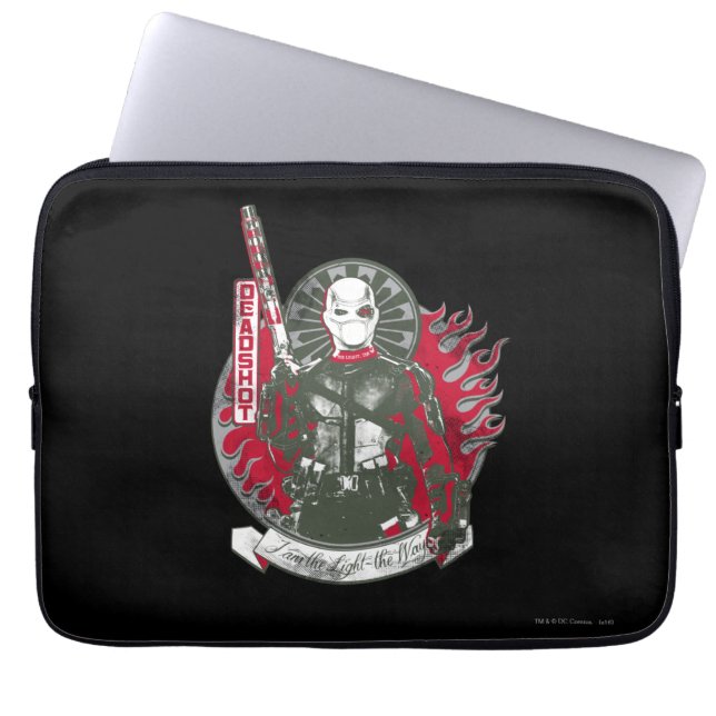 Suicide Squad | Deadshot "I am the Light" Laptop Sleeve (Front)