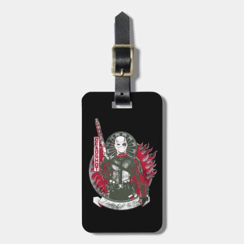 Suicide Squad  Deadshot I am the Light Luggage Tag