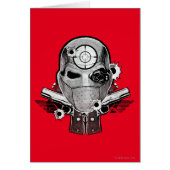 Suicide Squad | Deadshot Mask & Guns Tattoo Art (Front)