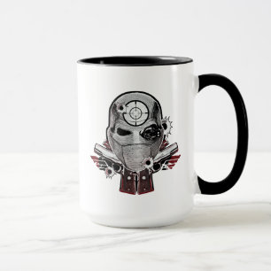 Suicide Squad Deadshot Mask & Guns Tattoo Art Mug