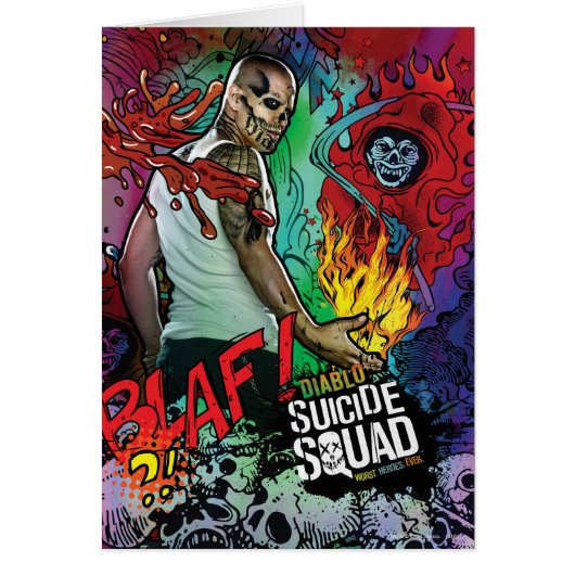 Suicide Squad | Diablo Character Graffiti Cards (Front)