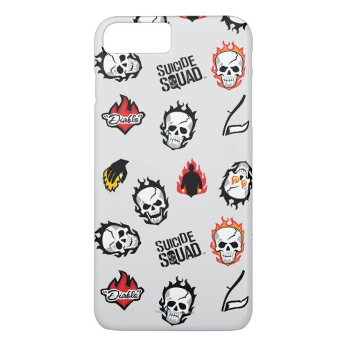 Suicide Squad  Diablo Emoji Pattern iPhone 8 Plus7 Plus Case