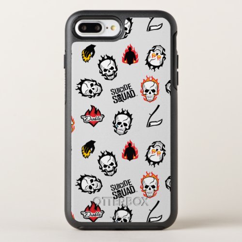 Suicide Squad  Diablo Emoji Pattern OtterBox Symmetry iPhone 8 Plus7 Plus Case