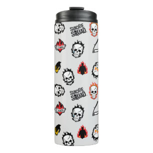 Suicide Squad Diablo Emoji Pattern Thermal Tumbler