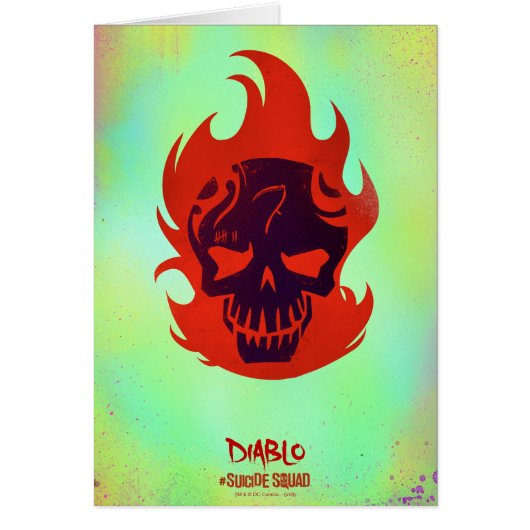 Suicide Squad | Diablo Head Icon Cards (Front)