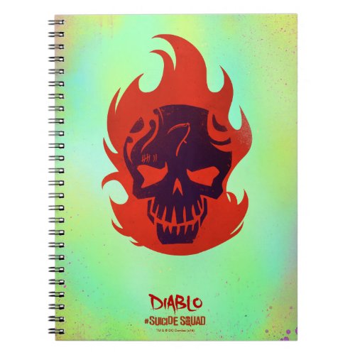 Suicide Squad  Diablo Head Icon Notebook