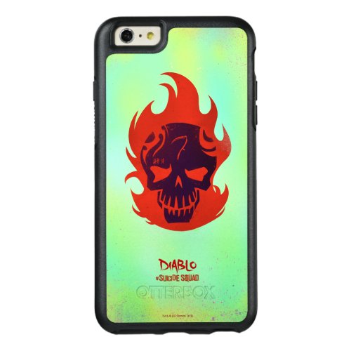 Suicide Squad  Diablo Head Icon OtterBox iPhone 66s Plus Case