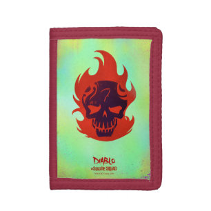 Suicide Squad   Diablo Head Icon Trifold Wallet