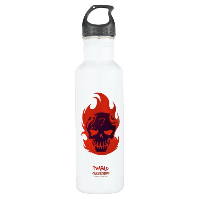 Suicide Squad | Diablo Head Icon Water Bottle (Front)