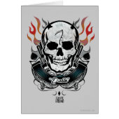 Suicide Squad | Diablo Skull & Flames Tattoo Art (Front)