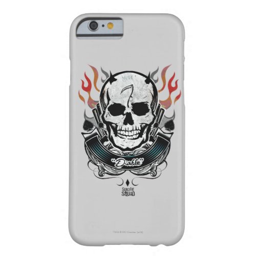 Suicide Squad  Diablo Skull  Flames Tattoo Art Barely There iPhone 6 Case