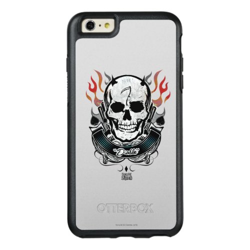 Suicide Squad  Diablo Skull  Flames Tattoo Art OtterBox iPhone 66s Plus Case