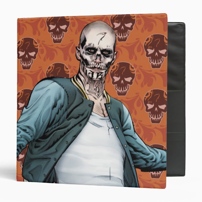 Suicide Squad | El Diablo Comic Book Art Binder (Front/Inside)