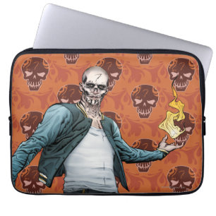 Suicide Squad El Diablo Comic Book Art Laptop Sleeve