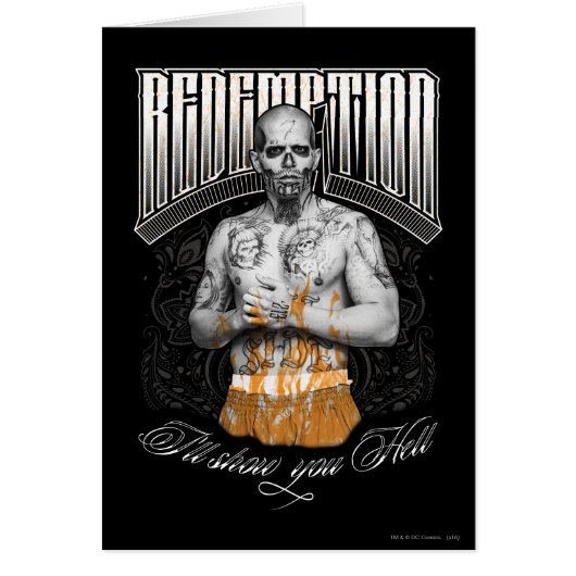 Suicide Squad | El Diablo "Redemption" Tattoo (Front)