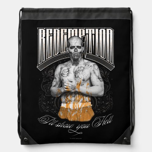 Suicide Squad  El Diablo Redemption Tattoo Drawstring Bag
