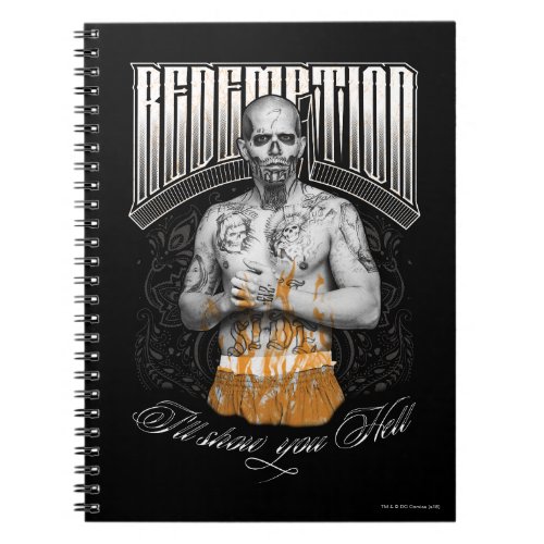 Suicide Squad  El Diablo Redemption Tattoo Notebook