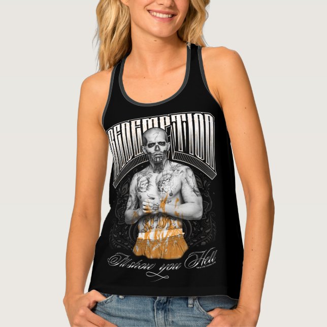 Suicide Squad | El Diablo "Redemption" Tattoo Tank Top (Front)