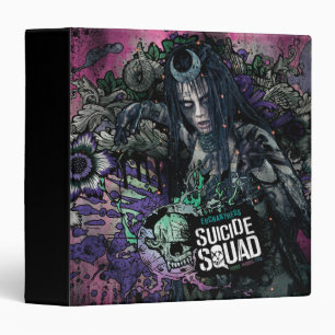 Suicide Squad   Enchantress Character Graffiti 3 Ring Binder