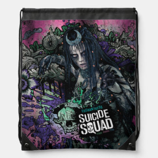 Suicide Squad | Enchantress Character Graffiti Drawstring Bag