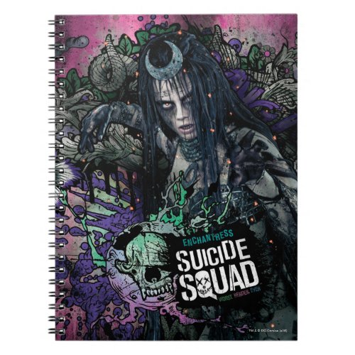 Suicide Squad  Enchantress Character Graffiti Notebook
