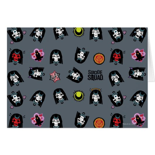 Suicide Squad | Enchantress Emoji Pattern (Front Horizontal)