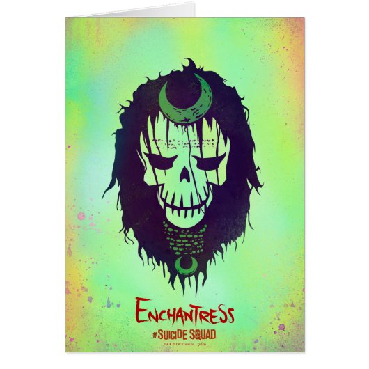 Suicide Squad | Enchantress Head Icon Cards (Front)