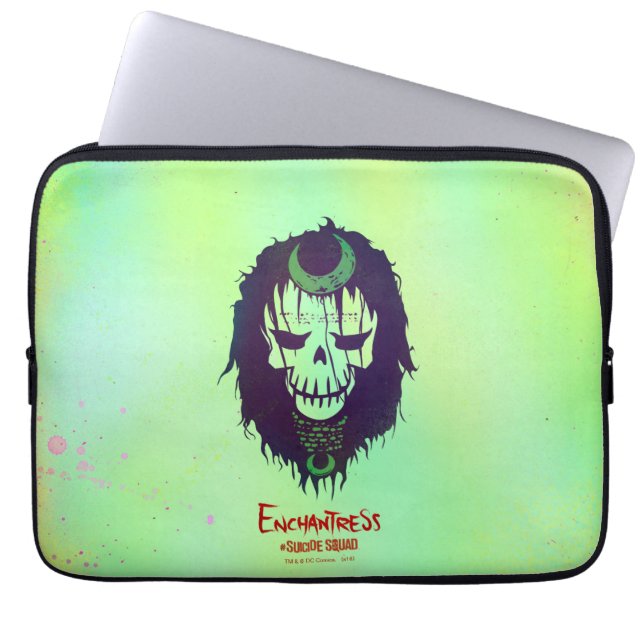 Suicide Squad | Enchantress Head Icon Laptop Sleeve (Front)