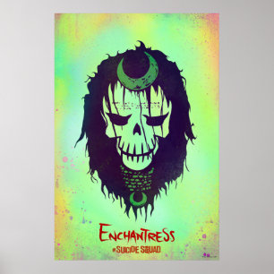 Suicide Squad   Enchantress Head Icon Poster