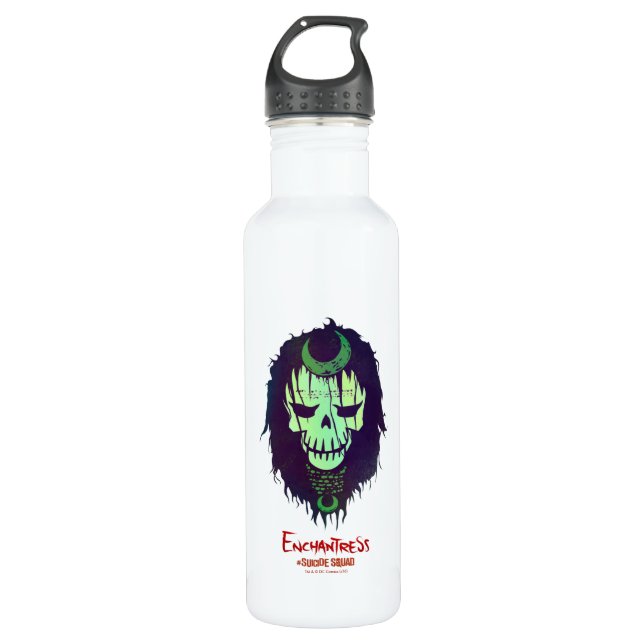 Suicide Squad | Enchantress Head Icon Water Bottle (Front)
