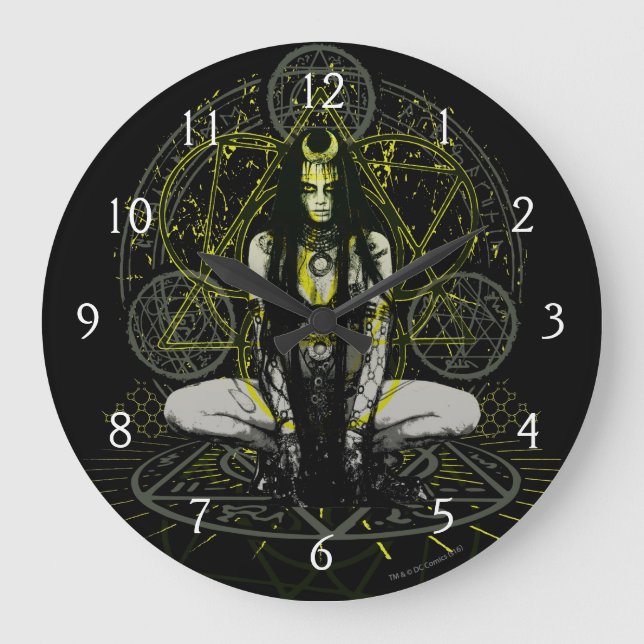 Suicide Squad | Enchantress Magic Circles Large Clock (Front)