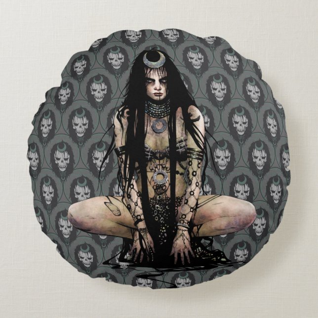 Suicide Squad | Enchantress Round Pillow (Front)