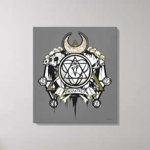 Suicide Squad Enchantress Symbols Tattoo Art Canvas Print