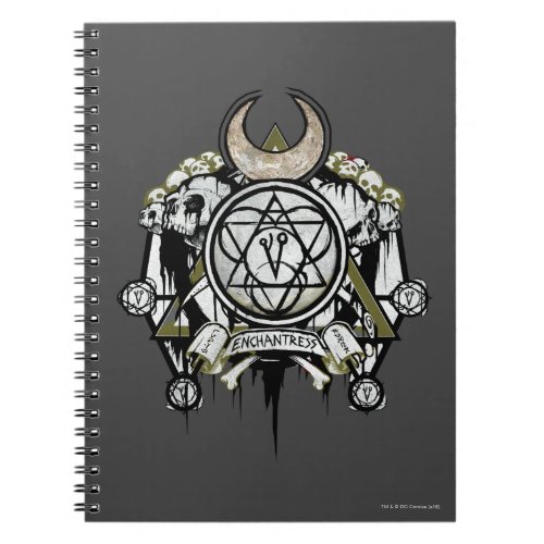 Suicide Squad  Enchantress Symbols Tattoo Art Notebook