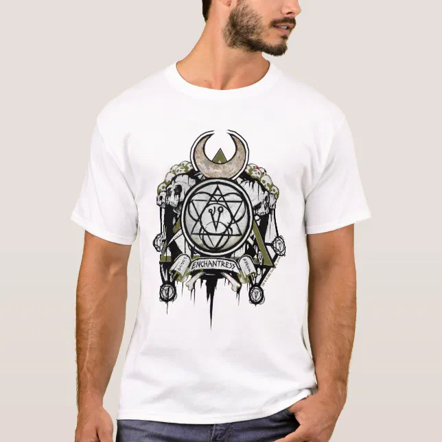 Suicide Squad | Enchantress Symbols Tattoo Art T-Shirt | Zazzle