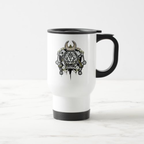 Suicide Squad  Enchantress Symbols Tattoo Art Travel Mug