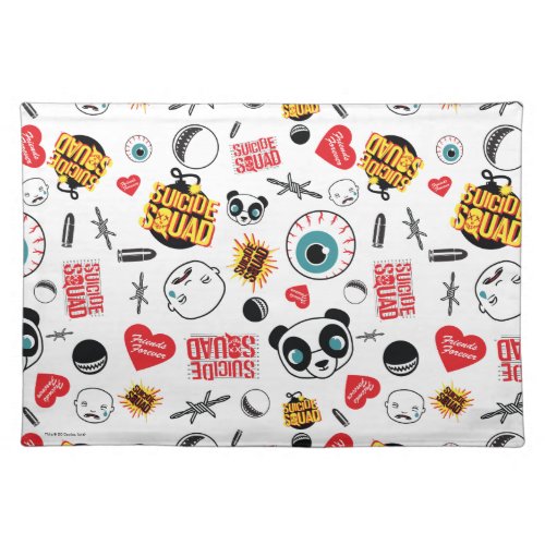Suicide Squad  Friends Forever Pattern Cloth Placemat