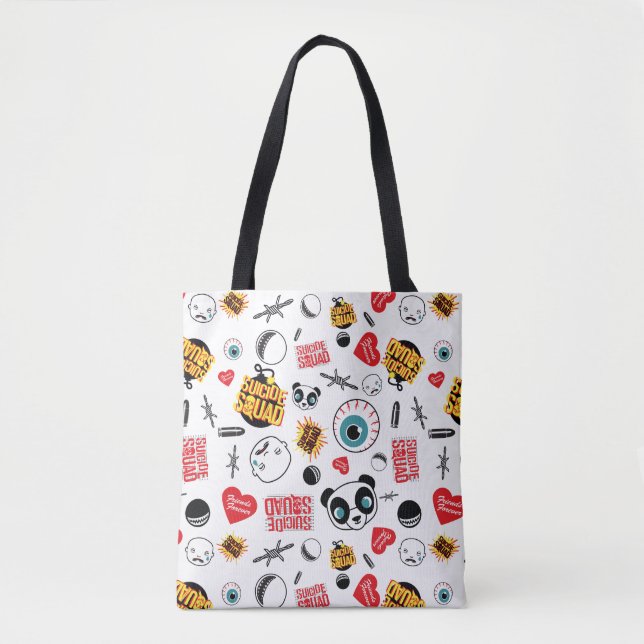 Suicide Squad | Friends Forever Pattern Tote Bag (Front)