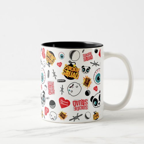 Suicide Squad  Friends Forever Pattern Two_Tone Coffee Mug