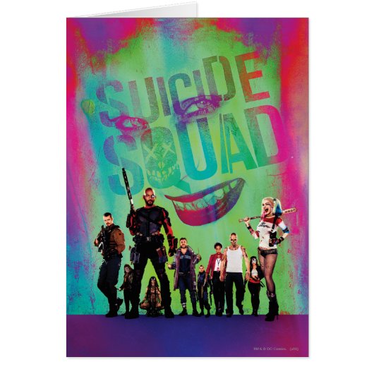 Suicide Squad | Green Joker & Squad Movie Poster (Front)