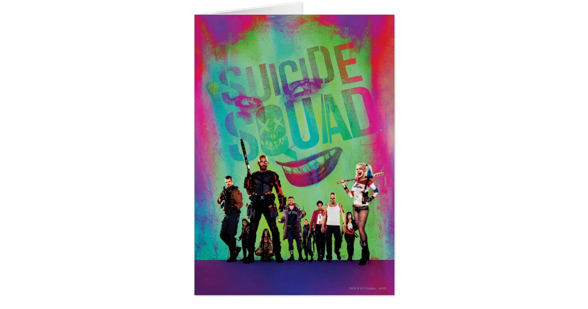 Suicide Squad Green Joker Squad Movie Poster Zazzle Com