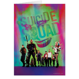 Suicide Squad Green Joker & Squad Movie Poster Cards