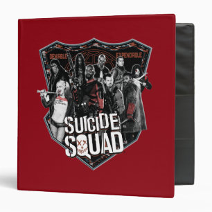 Suicide Squad Group Badge Photo Binder